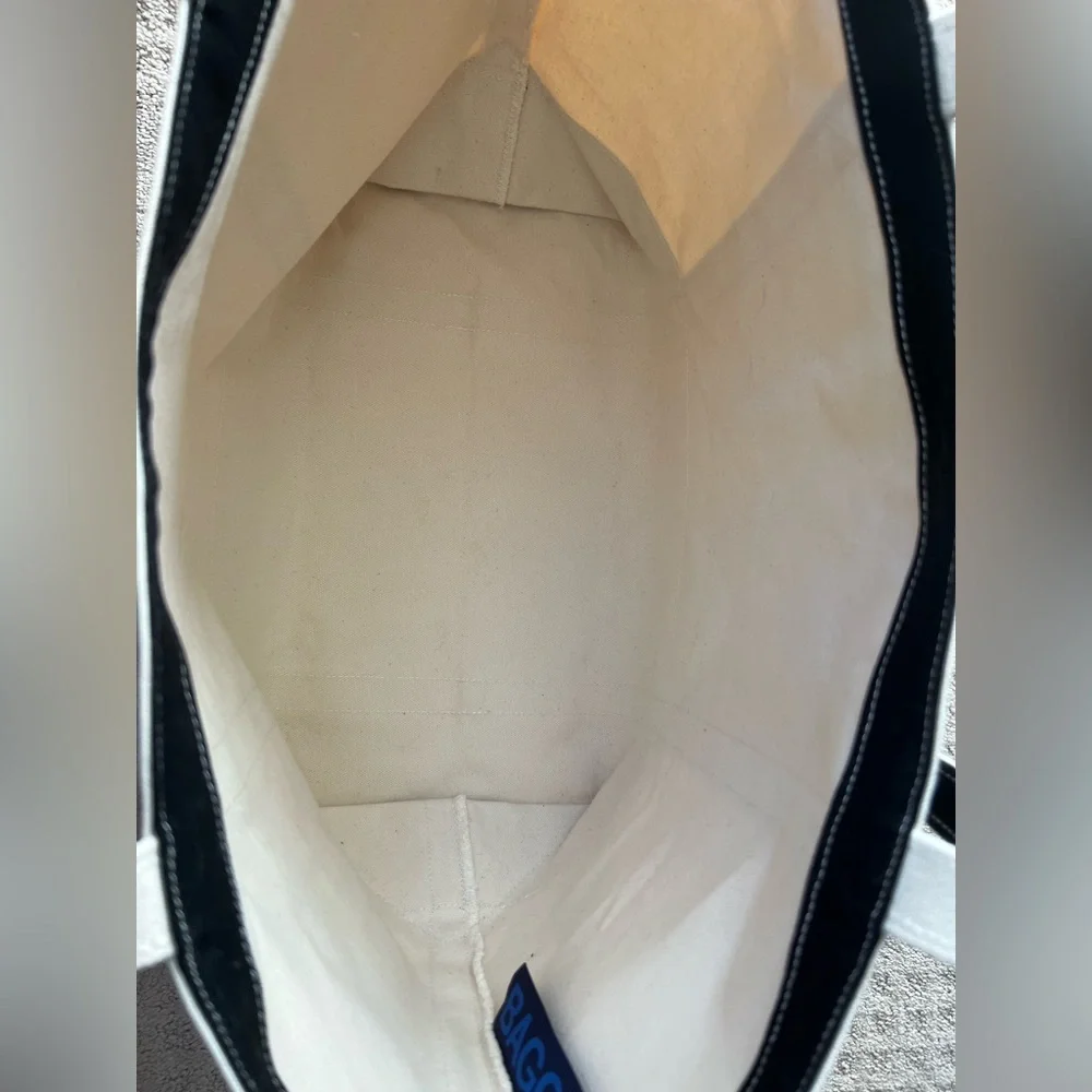 Baggu Medium Black Boat Tote - Picture 3 of 5